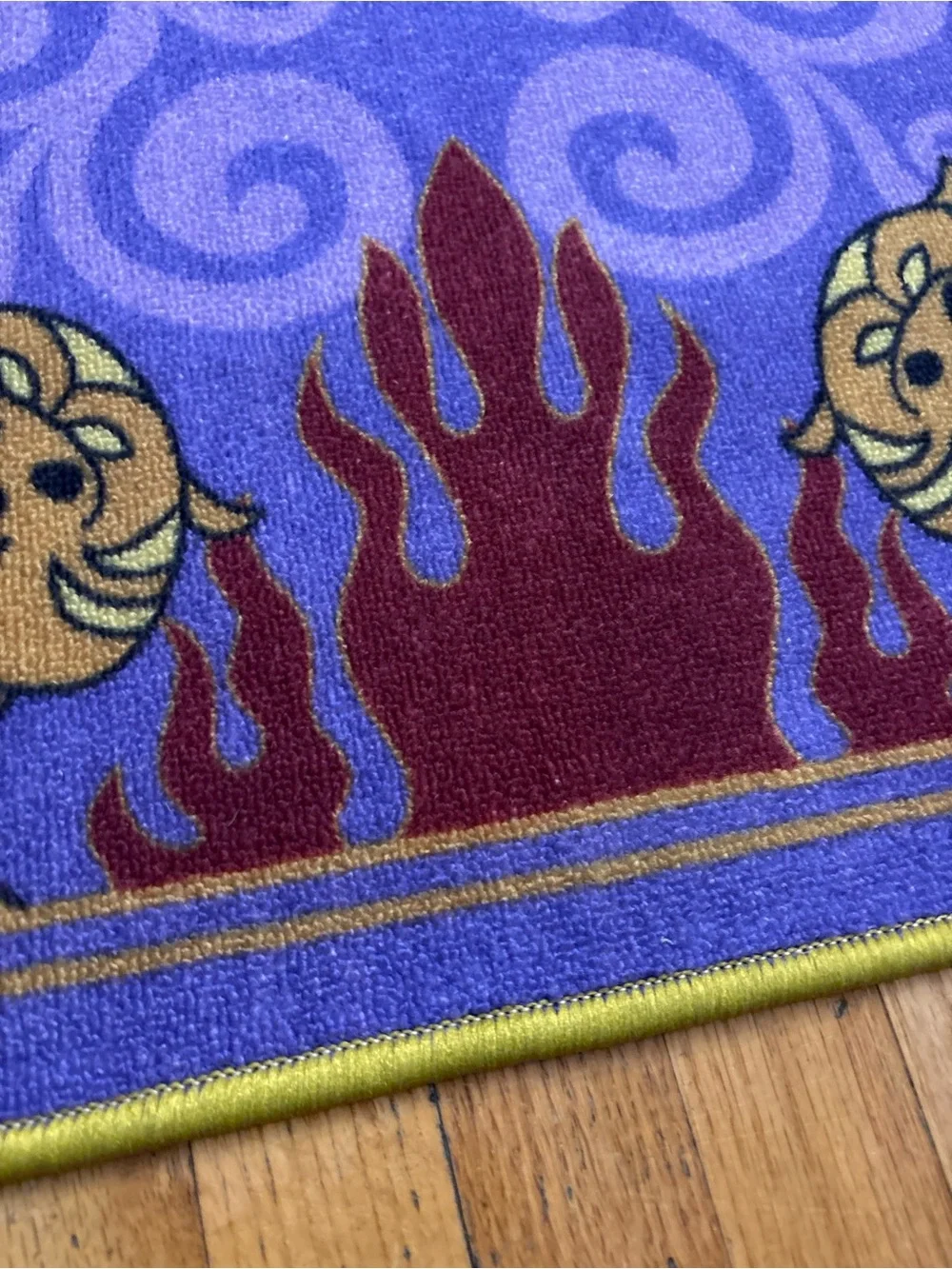 Aladin rug DisneyDecorative Purple Tassel Accent Rug by